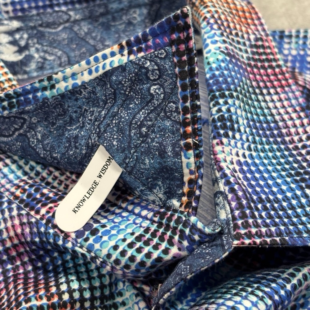 Robert Graham Outer Banks Artisan Dot Button Up Shirt Mens XLT Geometric Stretch - Picture 6 of 10